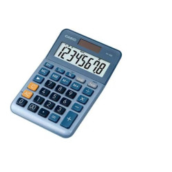 Calcolatrice da tavolo casio ms-80e display 8 cifre blu [ms-80e-w-ep]