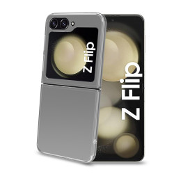 Custodia celly folding per samsung galaxy z flip 6 transparente [folding01cl]