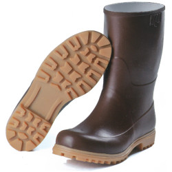 Stivali gomma tronchetto 46 marrone [martinello ]