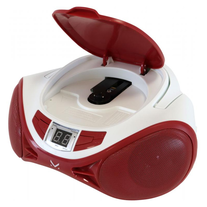 Radio cd majestic ah1262raxrdportatile rosso [ah1262raxrd]