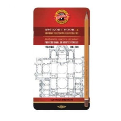 Matite grafite koh i noor giallo/marrone 12pz [h1502-i]