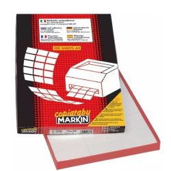 Etichette autoadesive markin copiatabu 64x34mm 100 fogli bianco [x210a425]