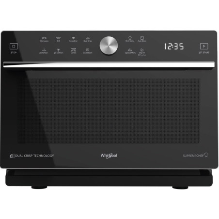 Microonde whirlpool mwsc 933 sb 33l/900w/nero/argento [mwsc 933 sb