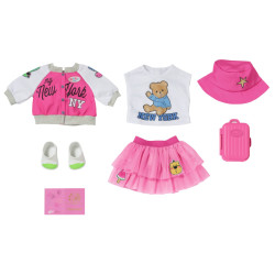 Set di vestiti zapf creation per bambola baby born completo da viaggio
