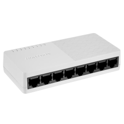 Switch hikvision non-gestito 8 porte gigabit ethernet 10/100/1000