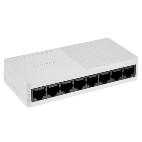 Switch hikvision non-gestito 8 porte gigabit ethernet 10/100/1000