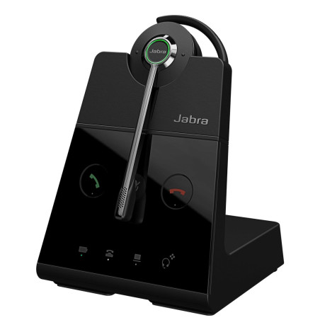 Cuffie jabra engage 65 se wireless/2 microfoni/convertibile/40-16000hz/nero