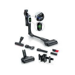 Aspirapolvere bosch bcs1041wac verticale 18v/0.4l/nero/bianco