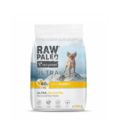 Cibo secco raw paleo ultra mini con tacchino per cuccioli di piccola