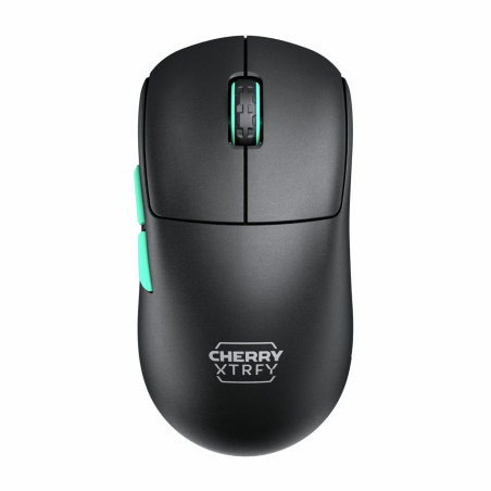 Mouse cherry m68 gaming wireless ottico 26000dpi 5 tasti nero/turchese