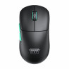 Mouse cherry m68 gaming wireless ottico 26000dpi 5 tasti nero/turchese