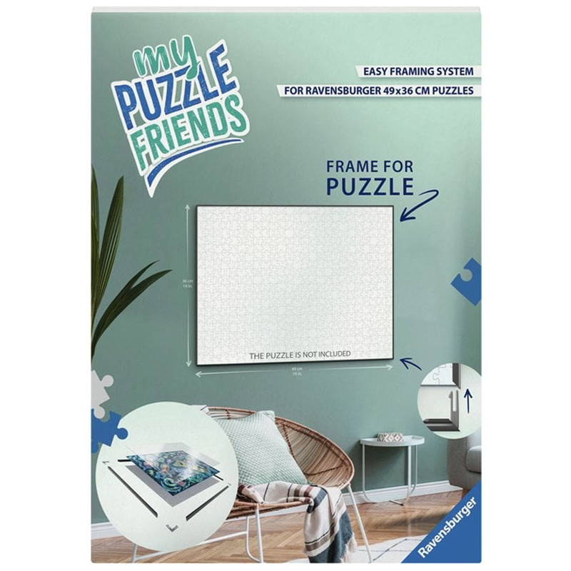 Puzzle ravensburger frame nero 500pz [17900]