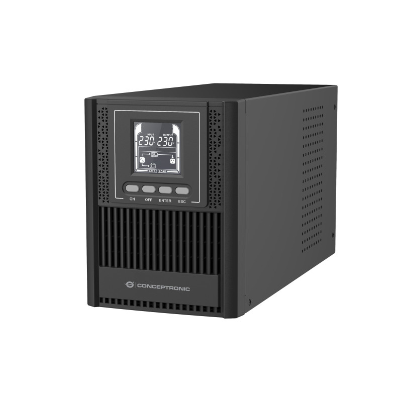 Gruppo di continuita' conceptronic online 1000va/900w nero [zeus52e1k]