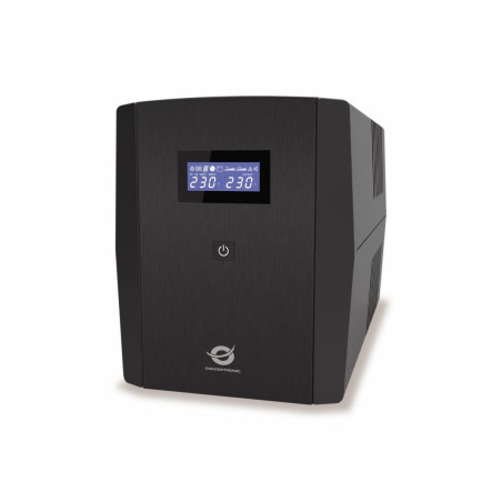 Gruppo di continuita conceptronic 1500va 900w nero [zeus08em]
