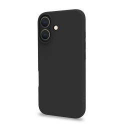 Custodia celly cromo per iphone 16 plus nero [cromo1080bk]