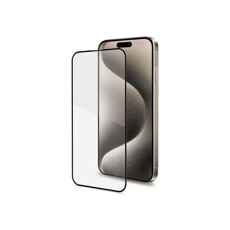 Proteggischermo celly fullglass per iphone 16 pro max nero [fullglass1081bk]