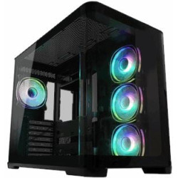 Case lc-power gaming 8001b pro-storm dark midi tower btf