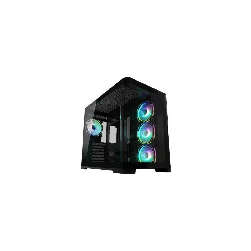 Case lc-power gaming 8001b pro-storm dark midi tower btf