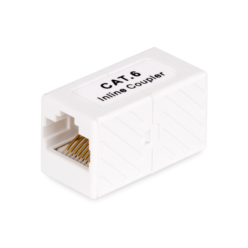 Accoppiatore cavo startech.com cat6 bianco [in-cat6-coupler-u1]