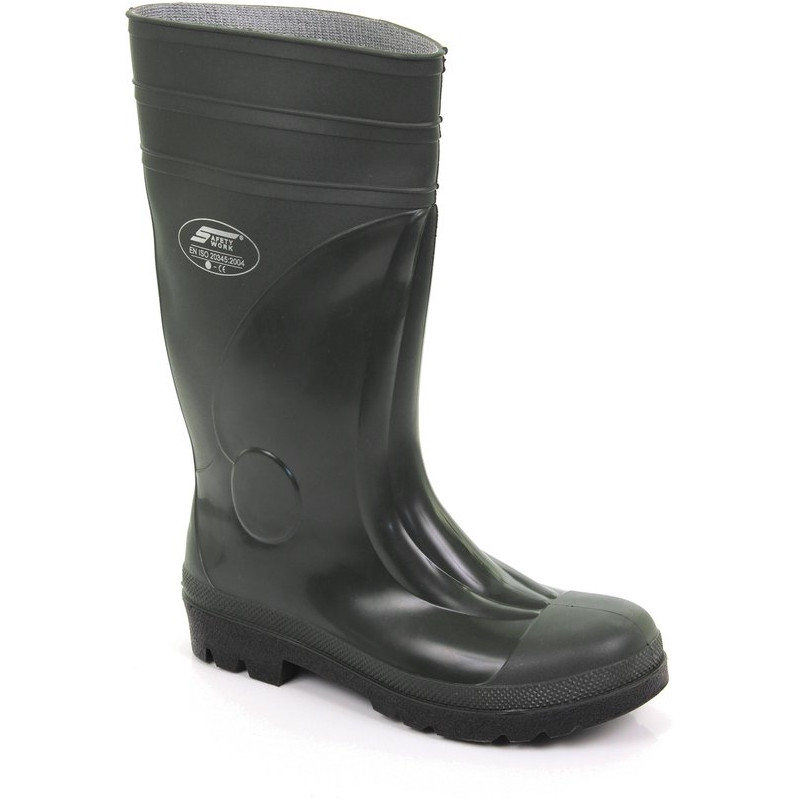 Stivali sicurezza pvc ginocchio 44 verde [sadplastic ]