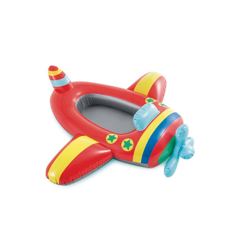 Barca gonfiabile intex in vinile per bambini 29kg massimo multicolore