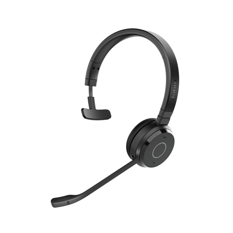 Cuffie gn audio jabra evolve 65 te 390a ms mono nero [6693-833-309]