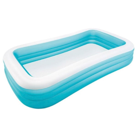 Piscina gonfiabile intex rettangolare 1000l 1.83x3.05xh0.56m blu