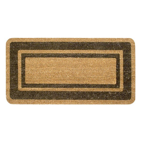 Zerbino xtra cocco/pvc bordo 33x70cm marrone [zv14tb3370]