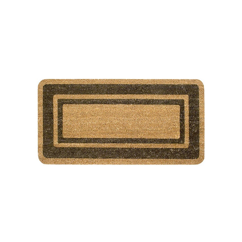 Tappeto zerbino xtra cocco/pvc bordo 50x100cm marrone [zv14tb5010]