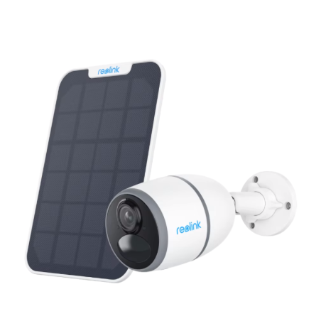 Telecamera ip reolink 4g ext g330 2k 4mp bianco con pannello solare