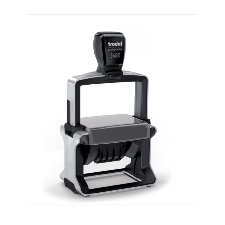 Timbro autoinchiostrante trodat 47x68mm 4mm nero [141153]