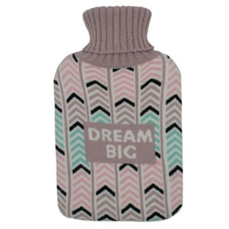 Borsa acqua calda xtra 11853 chevron marrone [ekc-1022]