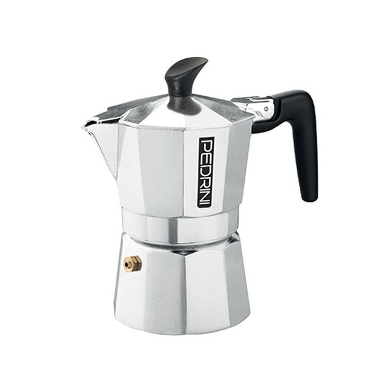 Caffettiera pedrini aroma chic 9tz argento/nero [9085-3]