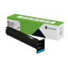 Toner lexmark 24b7582 laser 12000pagine ciano [77l20c0]