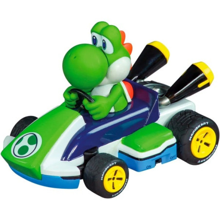 Carrera rc 2.4ghz 1/32 mario kart yoshi auto telecomandata 78x78x119mm
