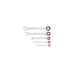 Set di chiavi combinate bosch a cricchetto 8/10/13/17/19mm 5pz [1600a02z3d]
