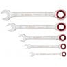 Set di chiavi combinate bosch a cricchetto 8/10/13/17/19mm 5pz [1600a02z3d]