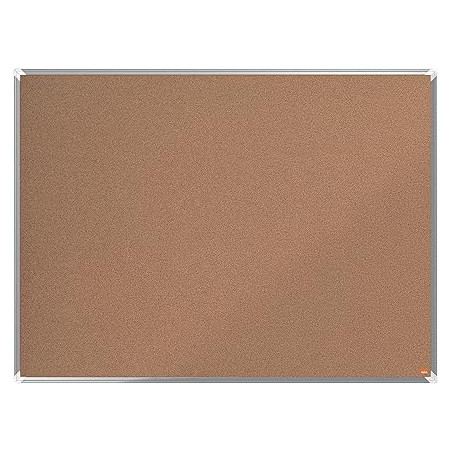 Pannello in sughero nobo premium plus 1200x900mm con cornice in alluminio