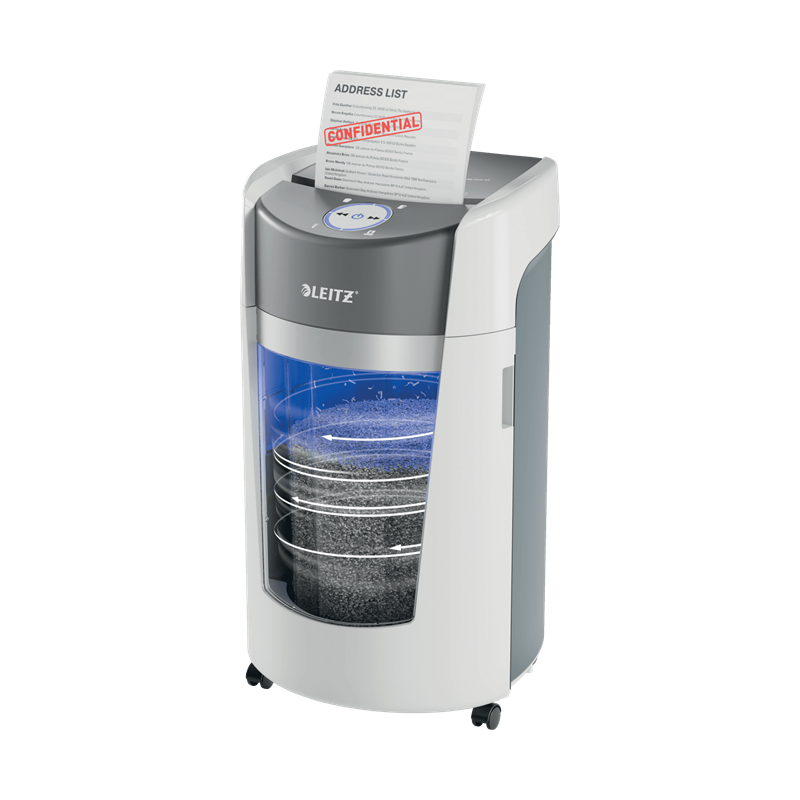 Distruggidocumenti leitz iq optimax office micro bianco [83600000]