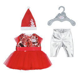 Accessori per bambole zapf creation baby born abito natalizio 43cm