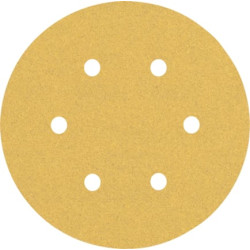 Foglio abrasivo bosch expert c470 a 6 fori per levigatrici rotorbitali
