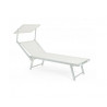 Lettino prendisole salmar freak da giardino 186x67x40cm bianco [m0604-08]