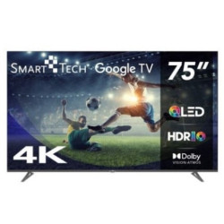 Tv led 75'' smart-tech 75qg03h 4k uhd 3840x2160p smart
