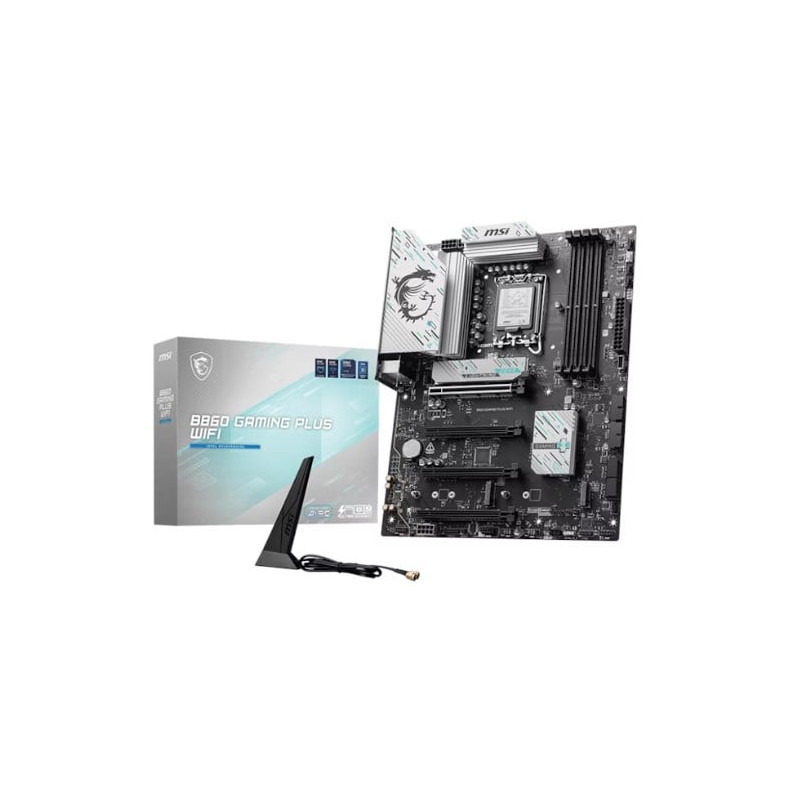 Scheda madre msi b860 gaming plus wifi lga 1851 atx 4x ddr5 nero