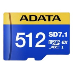 512gb adata premier extreme microsdxc blu/giallo [ud512gex3l1-c]
