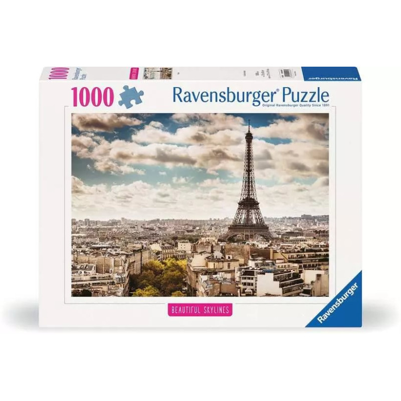 Puzzle ravensburger beautiful skylines parigi multicolore 1000pz