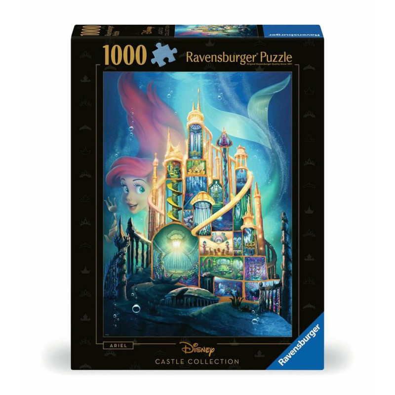 Puzzle ravensburger castelli disney arielle multicolore 1000pz [12000265]