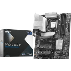 Scheda madre msi pro b860-p lga 1851 atx 4x ddr5 nero/argento