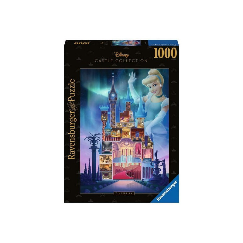 Puzzle ravensburger castelli disney cinderella multicolore 1000pz
