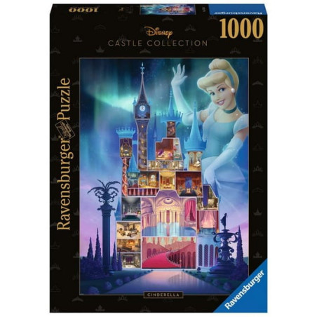 Puzzle ravensburger castelli disney cinderella multicolore 1000pz